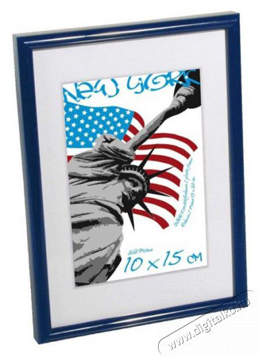 Dörr Dörr New York 13x18 kék képkeret Háztartás / Otthon / Kültér - Lakásfelszerelés - Képkeret / képtartó - 408169