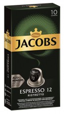 Douwe Egberts Jacobs Espresso Ristretto 10 db kávékapszula Konyhai termékek - Kávéfőző / kávéörlő / kiegészítő - Kávé kapszula / pod / szemes / őrölt kávé - 393661
