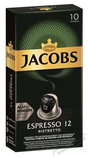 Douwe Egberts Jacobs Espresso Ristretto 10 db kávékapszula Konyhai termékek - Kávéfőző / kávéörlő / kiegészítő - Kávé kapszula / pod / szemes / őrölt kávé - 393661