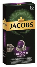 Douwe Egberts Jacobs Lungo 8 Intenso 10 db kávékapszula Konyhai termékek - Kávéfőző / kávéörlő / kiegészítő - Kávé kapszula / pod / szemes / őrölt kávé - 393749