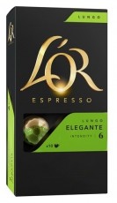 Douwe Egberts LOR Lungo Elegante Nespresso kompatibilis 10 db k&aacute;v&eacute;kapszula Konyhai term&eacute;kek - K&aacute;v&eacute;főző / k&aacute;v&eacute;&ouml;rlő / kieg&eacute;sz&iacute;tő - K&aacute;v&eacute; kapszula / pod / szemes / őr&ouml;lt k&aacute;v&eacute; - 393755