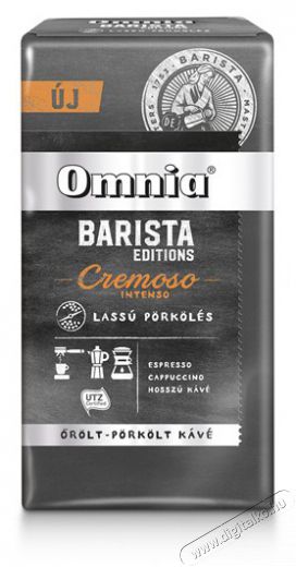 Douwe Egberts Omnia Barista Editions Cremoso 225 g Pörkölt-őrölt kávé Konyhai termékek - Kávéfőző / kávéörlő / kiegészítő - Kávé kapszula / pod / szemes / őrölt kávé - 393920