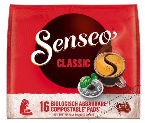 Douwe Egberts Senseo Classic 16 db kávépárna Konyhai termékek - Kávéfőző / kávéörlő / kiegészítő - Kávé kapszula / pod / szemes / őrölt kávé - 393753