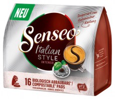 Douwe Egberts Senseo Italian Style Intenso 16 db kávépárna Konyhai termékek - Kávéfőző / kávéörlő / kiegészítő - Kávé kapszula / pod / szemes / őrölt kávé - 398636