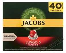 Douwe Egberts Jacobs Lungo 6 Classico 40 db kávékapszula Konyhai termékek - Kávéfőző / kávéörlő / kiegészítő - Kávé kapszula / pod / szemes / őrölt kávé - 394140