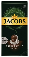 Douwe Egberts Jacobs Espresso Intenso 10 db kávékapszula Konyhai termékek - Kávéfőző / kávéörlő / kiegészítő - Kávé kapszula / pod / szemes / őrölt kávé - 393450