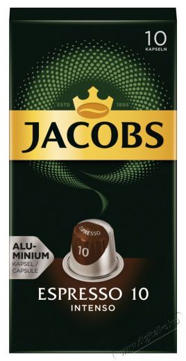 Douwe Egberts Jacobs Espresso Intenso 10 db kávékapszula Konyhai termékek - Kávéfőző / kávéörlő / kiegészítő - Kávé kapszula / pod / szemes / őrölt kávé - 393450