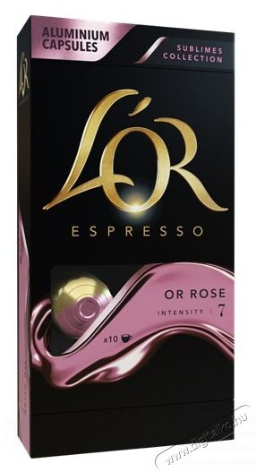 Douwe Egberts LOR Sublimes Or Rose Nespresso kompatibilis 10 db k&aacute;v&eacute;kapszula Konyhai term&eacute;kek - K&aacute;v&eacute;főző / k&aacute;v&eacute;&ouml;rlő / kieg&eacute;sz&iacute;tő - K&aacute;v&eacute; kapszula / pod / szemes / őr&ouml;lt k&aacute;v&eacute; - 436628