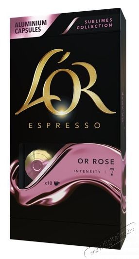 Douwe Egberts LOR Sublimes Or Rose Nespresso kompatibilis 10 db k&aacute;v&eacute;kapszula Konyhai term&eacute;kek - K&aacute;v&eacute;főző / k&aacute;v&eacute;&ouml;rlő / kieg&eacute;sz&iacute;tő - K&aacute;v&eacute; kapszula / pod / szemes / őr&ouml;lt k&aacute;v&eacute; - 436628