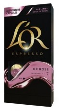 Douwe Egberts LOR Sublimes Or Rose Nespresso kompatibilis 10 db k&aacute;v&eacute;kapszula Konyhai term&eacute;kek - K&aacute;v&eacute;főző / k&aacute;v&eacute;&ouml;rlő / kieg&eacute;sz&iacute;tő - K&aacute;v&eacute; kapszula / pod / szemes / őr&ouml;lt k&aacute;v&eacute; - 436628