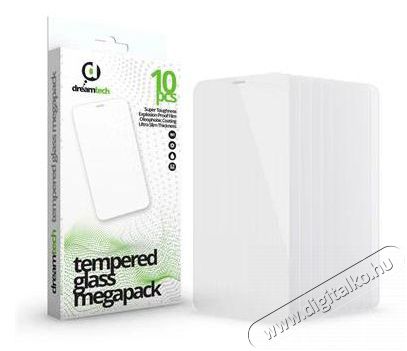 DREAMTECH 125189 Galaxy S21 FE MEGAPACK 10 db üveg kijelzővédő fólia Mobil / Kommunikáció / Smart - Mobiltelefon kiegészítő / tok - Kijelző / hátlap védő fólia - 478087