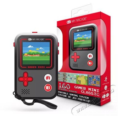 DREAMGEAR My Arcade DGUN-3925 Gamer Mini Classic 160in1 fekete-piros hordozhat&oacute; k&eacute;zikonzol Iroda &eacute;s sz&aacute;m&iacute;t&aacute;stechnika - J&aacute;t&eacute;k konzol - Kontroller - 499117