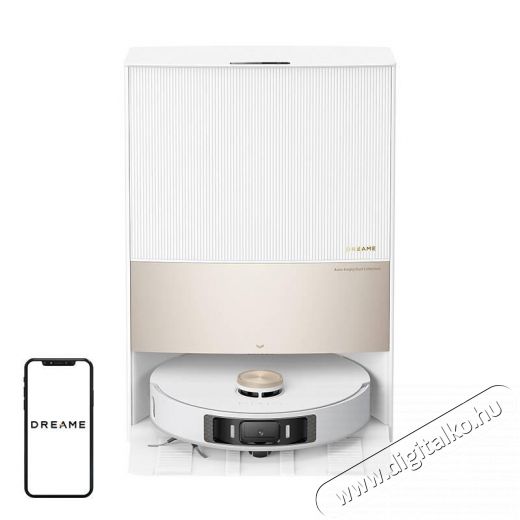 DREAME L20 Ultra robotporszívó, Felmosó funkció, 3,2l automata ürítő állomás, 7000Pa Fehér - Bemutatódarab Háztartás / Otthon / Kültér - Porszívó / takarítógép - Robotporszívó - 509116