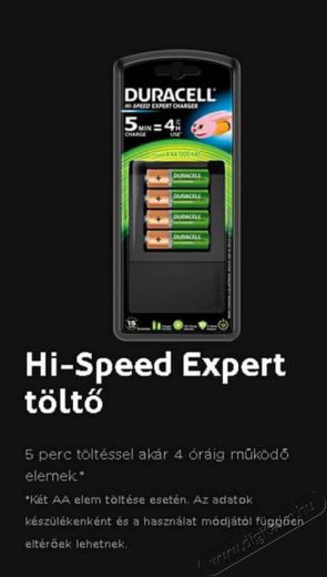 Duracell CEF15 15 perces gyors töltő Akkuk és töltők - Elem méretű akku és töltő - Töltő - 338430