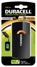 Duracell hordozható 3 órás USP elemtöltő - fekete Akkuk és töltők - Elem méretű akku és töltő - Töltő - 338432