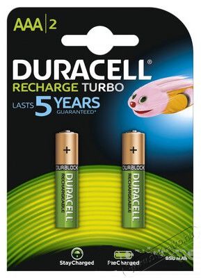 Duracell 2db 800 mAh AAA akku Akkuk és töltők - Elem méretű akku és töltő - Akku - 338424