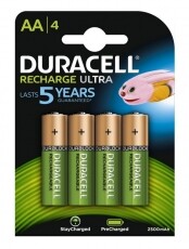 Duracell AA előtöltött akkumulátor elem 4 db (2500 mAh) Akkuk és töltők - Elem méretű akku és töltő - Akku - 338426