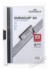 DURABLE Duraclip A4 60lapos fehér clip-mappa Iroda és számítástechnika - Nyomtató - Kiegészítő - 391805