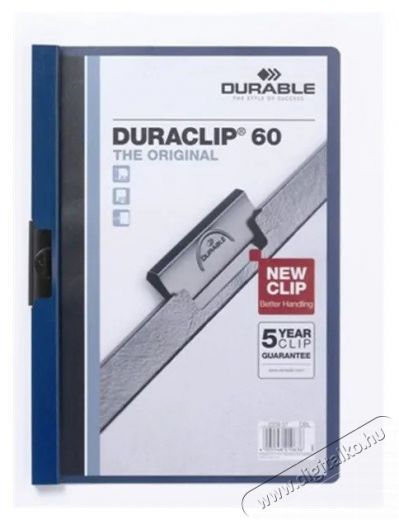DURABLE Duraclip A4 60lapos sötétkék clip-mappa Iroda és számítástechnika - Nyomtató - Kiegészítő - 391800
