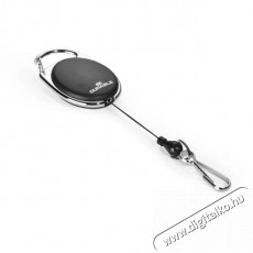 DURABLE Style jojós karabineres 1db fekete névkitűző tartó Iroda és számítástechnika - Nyomtató - Kiegészítő - 391829