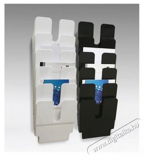 DURABLE Flexiplus A4 6 rekeszes fekete prospektustartó Egyéb - Nem forgalmazzuk ! - 395135