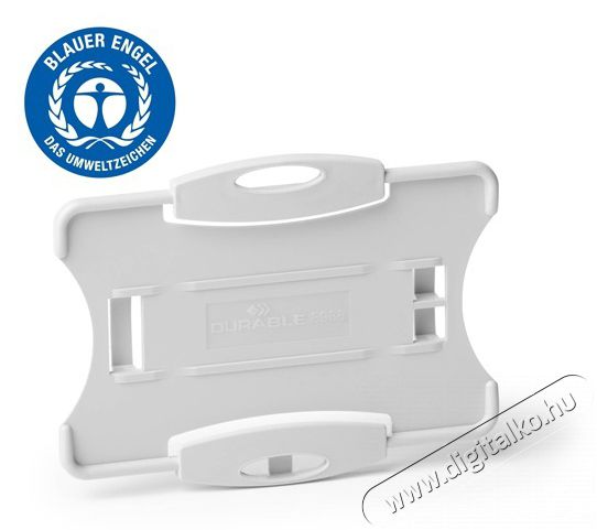 DURABLE Eco 1 kártya számára 1db szürke biztonsági kártyatartó Háztartás / Otthon / Kültér - Biztonságtechnika - Kiegészítő - 460093