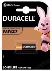 Duracell 27A MN27 speciális elem 1db/bliszter Akkuk és töltők - Elem - 480809