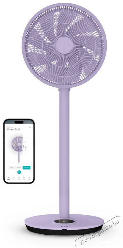 Duux DXCF101 Whisper Flex 2 Smart lavender H&aacute;ztart&aacute;s / Otthon / K&uuml;lt&eacute;r - Ventil&aacute;tor / L&eacute;gkondicion&aacute;l&oacute; - &Aacute;ll&oacute; / padl&oacute; ventil&aacute;tor - 511911