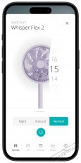 Duux DXCF101 Whisper Flex 2 Smart lavender H&aacute;ztart&aacute;s / Otthon / K&uuml;lt&eacute;r - Ventil&aacute;tor / L&eacute;gkondicion&aacute;l&oacute; - &Aacute;ll&oacute; / padl&oacute; ventil&aacute;tor - 511911
