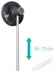 Duux DXCF90 Rize Flex gray Háztartás / Otthon / Kültér - Ventilátor / Légkondicionáló - Asztali ventilátor - 511903