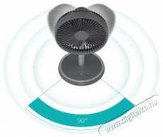 Duux DXCF90 Rize Flex gray Háztartás / Otthon / Kültér - Ventilátor / Légkondicionáló - Asztali ventilátor - 511903