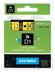 DYMO D1 9mmx7m sárga/fekete feliratozógép szalag Iroda és számítástechnika - Egyéb számítástechnikai termék - 453686