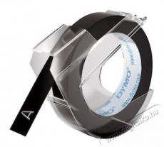 DYMO 3D 9mmx3m fekete műanyag szalag Iroda és számítástechnika - Egyéb számítástechnikai termék - 450825