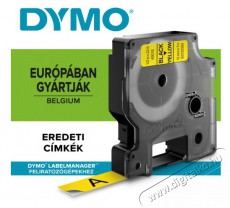 DYMO D1 12mmx7m sárga/fekete feliratozógép szalag Iroda és számítástechnika - Egyéb számítástechnikai termék - 442136