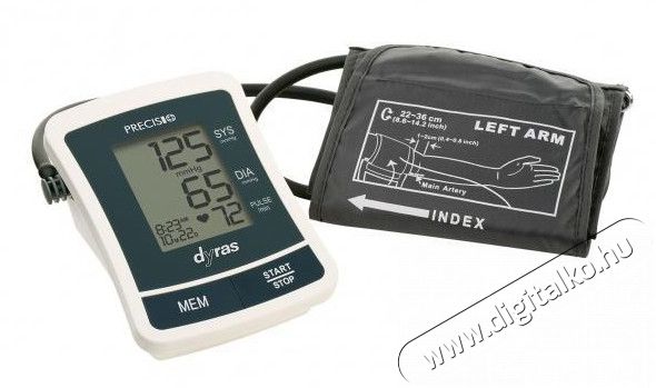 Dyras BPSS6129 vérnyomásmérő Szépségápolás / Egészség - Vérnyomásmérő - Felkaros vérnyomásmérő - 291268