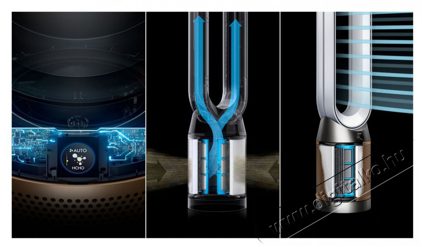 Dyson Purifier Cool PC2 De-NOx TP12 Sz&eacute;ps&eacute;g&aacute;pol&aacute;s / Eg&eacute;szs&eacute;g - L&eacute;gtiszt&iacute;t&oacute; / p&aacute;r&aacute;s&iacute;t&oacute; / p&aacute;r&aacute;tlan&iacute;t&oacute; - L&eacute;gtiszt&iacute;t&oacute; - 523469