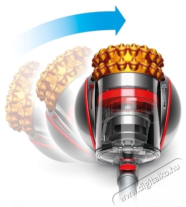 Dyson Cinetic Big Ball Multi Floor 2 Porzs&aacute;k n&eacute;lk&uuml;li porsz&iacute;v&oacute;, 600 W, 0,8 l, sz&uuml;rke/piros H&aacute;ztart&aacute;s / Otthon / K&uuml;lt&eacute;r - Porsz&iacute;v&oacute; / takar&iacute;t&oacute;g&eacute;p - Porzs&aacute;k n&eacute;lk&uuml;li porsz&iacute;v&oacute; - 536388