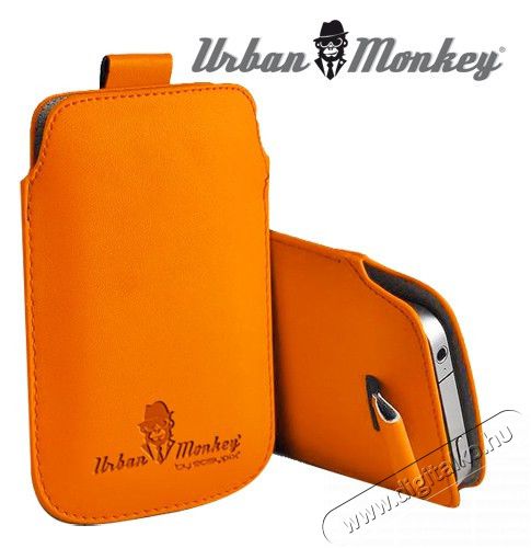 EasyPix Urban Monkey 4"-4.3" Tok - narancs Mobil / Kommunikáció / Smart - Mobiltelefon kiegészítő / tok - Tok / hátlap - 278805