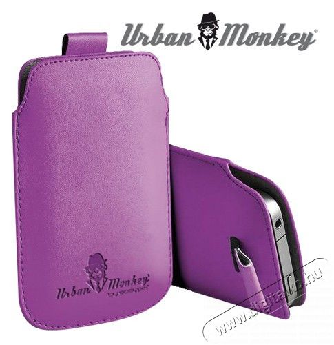 EasyPix Urban Monkey 4"-4.3" Tok - lila Mobil / Kommunikáció / Smart - Mobiltelefon kiegészítő / tok - Tok / hátlap - 278801