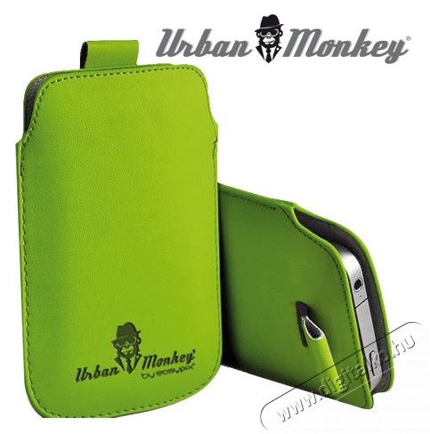 EasyPix Urban Monkey 5" Tok - zöld Mobil / Kommunikáció / Smart - Mobiltelefon kiegészítő / tok - Tok / hátlap - 278809