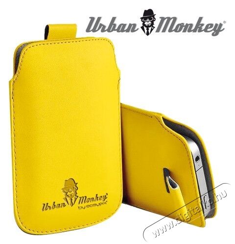EasyPix Urban Monkey 5 Telefon tok - sárga Mobil / Kommunikáció / Smart - Mobiltelefon kiegészítő / tok - Tok / hátlap - 278794