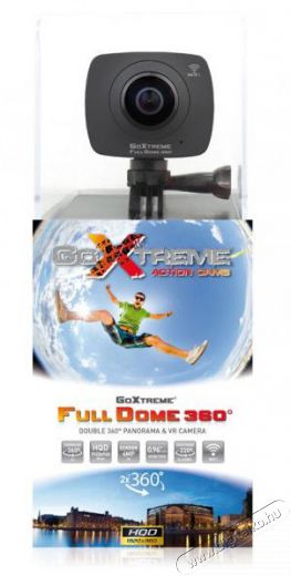 EasyPix GoXtreme FullDome 360 Panoráma és virtuális valóság kamera Fényképezőgép / kamera - Sport kamera - 1080p Full HD felbontású - 318261