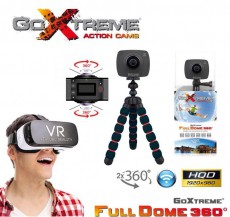 EasyPix GoXtreme FullDome 360 Panoráma és virtuális valóság kamera Fényképezőgép / kamera - Sport kamera - 1080p Full HD felbontású - 318261