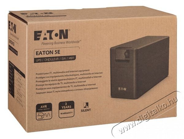 Eaton 5E Gen2 5E550I IEC 300W fekete sz&uuml;netmentes t&aacute;pegys&eacute;g Iroda &eacute;s sz&aacute;m&iacute;t&aacute;stechnika - Sz&aacute;m&iacute;t&oacute;g&eacute;p tartoz&eacute;k - T&aacute;pegys&eacute;g - 499109
