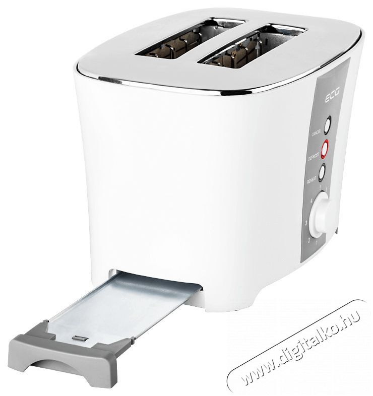 ECG ST818 Keny&eacute;rpirit&oacute; 2 szeletes flexibilis f&eacute;mr&aacute;ccsal Konyhai term&eacute;kek - Konyhai kisg&eacute;p (s&uuml;t&eacute;s / főz&eacute;s / hűt&eacute;s / &eacute;telk&eacute;sz&iacute;t&eacute;s) - Keny&eacute;rpir&iacute;t&oacute; - 399584