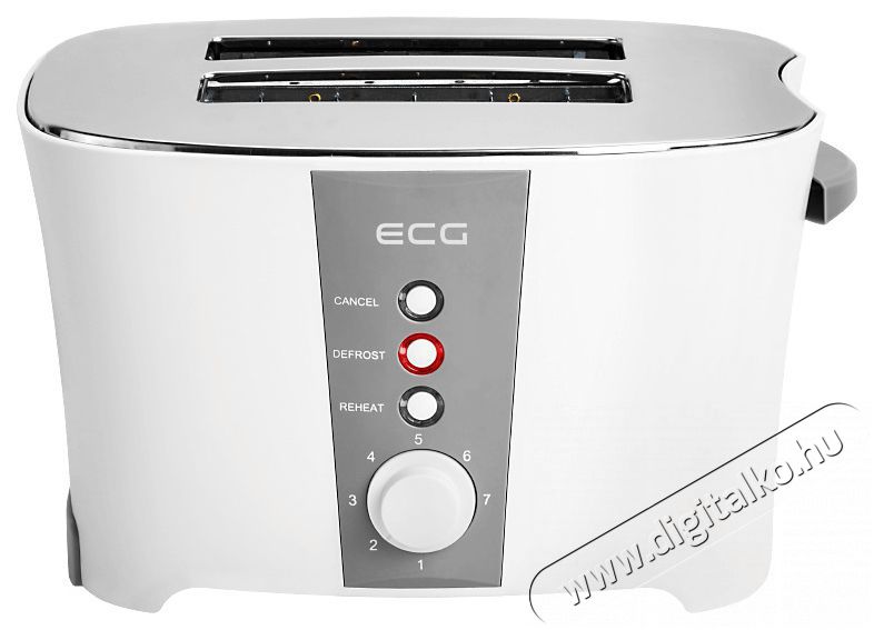 ECG ST818 Keny&eacute;rpirit&oacute; 2 szeletes flexibilis f&eacute;mr&aacute;ccsal Konyhai term&eacute;kek - Konyhai kisg&eacute;p (s&uuml;t&eacute;s / főz&eacute;s / hűt&eacute;s / &eacute;telk&eacute;sz&iacute;t&eacute;s) - Keny&eacute;rpir&iacute;t&oacute; - 399584