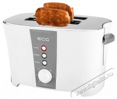 ECG ST818 Keny&eacute;rpirit&oacute; 2 szeletes flexibilis f&eacute;mr&aacute;ccsal Konyhai term&eacute;kek - Konyhai kisg&eacute;p (s&uuml;t&eacute;s / főz&eacute;s / hűt&eacute;s / &eacute;telk&eacute;sz&iacute;t&eacute;s) - Keny&eacute;rpir&iacute;t&oacute; - 399584