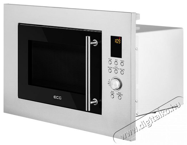 ECG MTD-2390 VGSS Beépíthető mikrohullámú sütő 23L Konyhai termékek - Mikrohullámú sütő - Mikrohullámú sütő (beépíthető) - 399485