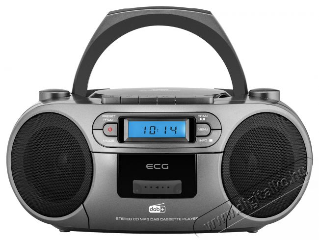 ECG CDR 999 DAB+/FM rádió CD/kazetta lejátszóval Audio-Video / Hifi / Multimédia - Rádió / órás rádió - Asztali rádió - 399403