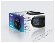 ECG CDR-500BK Hordozható rádió CD lejátszóval Audio-Video / Hifi / Multimédia - Rádió / órás rádió - Hordozható, zseb-, táska rádió - 399401